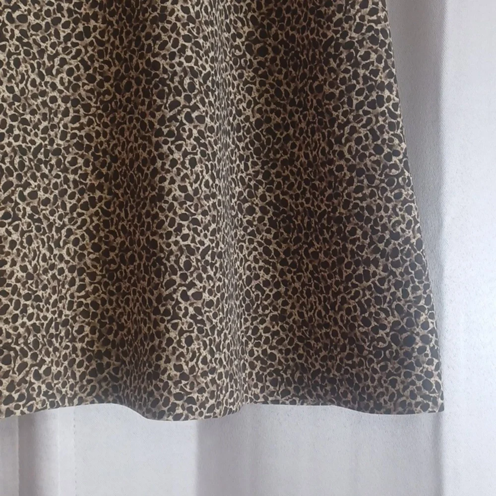 Jones Wear Leapard Print A-Line Knee Length Skirt